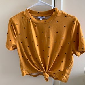 Size Large Iris Crop Top